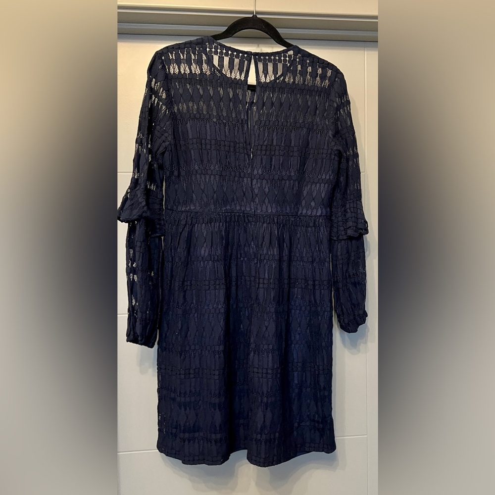 Trina Turk Navy Lace Dress - Size 10